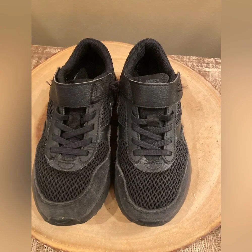 Nike Shoes Youth 1Y Air Max SYSTM Sneaker Black Mesh Comfort Low Top‎ DQ0285-004